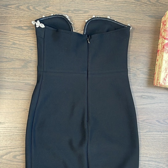 Black Strapless embellish gown - Picture 5 of 5